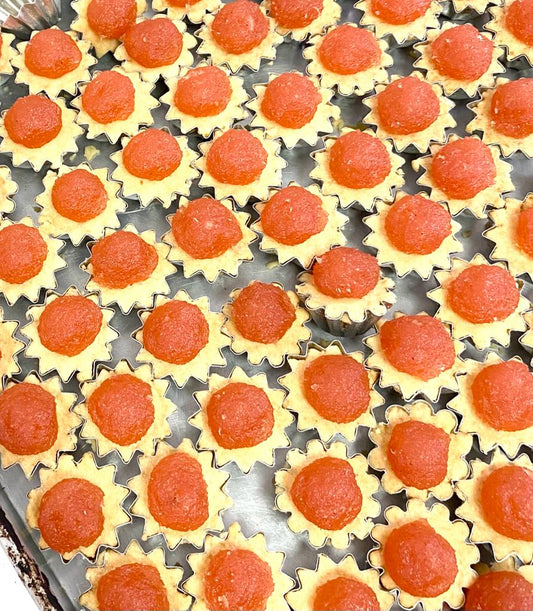 Strawberry Vodka - Mini Pineapple Tarts (64 pieces)