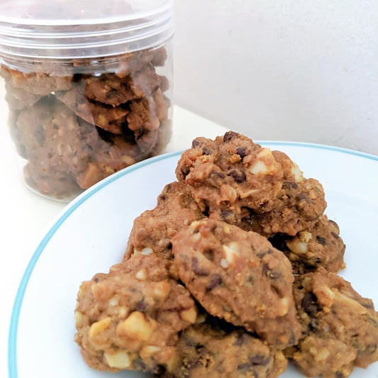 Macadamia Irish Baileys Coffee Choc Chip Cookies (~220g)